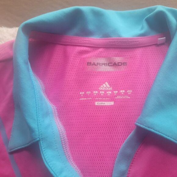 Women's Addias Barricade Tennis Polo Sz S - Picture 2 of 10
